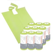 Sprzęt i akcesoria stomatologiczne - Śliniak dentystyczny na rolce 50cm x 65cm limonkowy podfoliowany 54g DentixPro 270szt - miniaturka - grafika 1