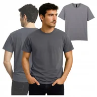 Koszulki męskie - Koszulka męska T-Shirt ciemnoszary GILDAN 100% Bawełna Amerykańska r. 3XL - miniaturka - grafika 1