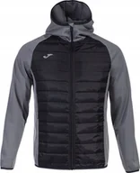 Bluzy męskie - Joma Joma Berna III Softshell Hoodie 103791-281 szary XXL - miniaturka - grafika 1