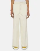 Spodnie damskie - pantaloni donna dickies w wide leg pant dk0a4yse f90 whitecap gray - Dickies - miniaturka - grafika 1