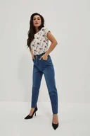 Spodnie damskie - Jeansy Paper Bag-M - miniaturka - grafika 1