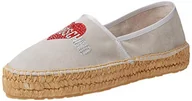 Espadryle damskie - Love Moschino Damskie espadryle Ss21, Bianco - 37 eu - miniaturka - grafika 1