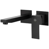 Baterie umywalkowe - Bateria umywalkowa podtynkowa KFA ARMATURA Logon 5139-810-81 Czarny - miniaturka - grafika 1