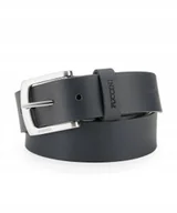 Paski - Pasek Męski Do Spodni Skórzany Skóra Naturalna Puccini Czarny Pat25125Cm-1 - miniaturka - grafika 1