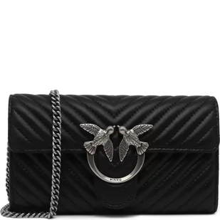 Pinko Skórzana kopertówka/portfel LOVE ONE WALLET C - Torebki damskie - miniaturka - grafika 1