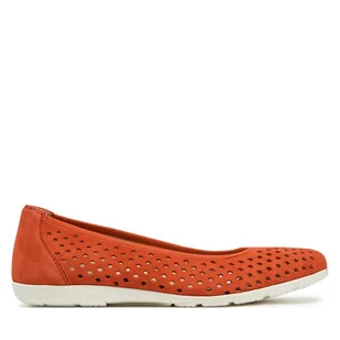 Baleriny Caprice 9-22114-44 Pomarańczowy - Baleriny - miniaturka - grafika 1