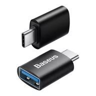 Adaptery i przejściówki - Baseus Adapter USB-C do USB-A Ingenuity, OTG (czarny) ZJJQ000001 - miniaturka - grafika 1