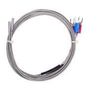 Filamenty i akcesoria do drukarek 3D - Termopara typu K, termistorowy czujnik temperatury, termopara typu K 3 x 15 x 1000, termopara, akcesoria do drukarek 3D, kabel czujnika - miniaturka - grafika 1