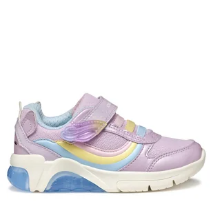 Sneakersy Geox J Fadinlight J55M4A 0KNGN C8R0G D Fioletowy - Buty dla dziewczynek - miniaturka - grafika 1