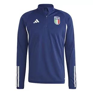 adidas FIGC TR Topy Męskie Długie Dzianiny, Dark Blue, XL - Koszulki męskie - miniaturka - grafika 1