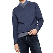 Swetry męskie - Sweter męski Pepe Jeans Eneas bawełniany granatowy-XXL - miniaturka - grafika 1