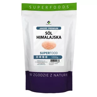Medfuture Sól Himalajska 1000g Różowa 100% Naturalna - 1 kg - Zdrowa żywność - miniaturka - grafika 1
