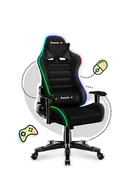 Fotele gamingowe - huzaro Fotel gamingowy dla dzieci RANGER 6.0 LED MESH - miniaturka - grafika 1