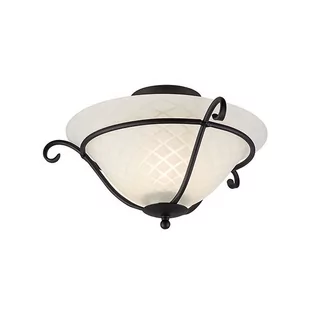 Elstead Lighting Torchiere Flush Black TCH/F BLACK Elstead Plafon stylowa TCH/F BLACK ) - Lampy sufitowe - miniaturka - grafika 1