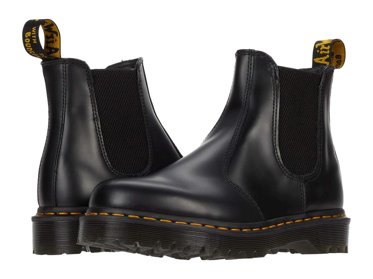 Dr. Martens Anfibio 2976 Bex Smooth In Pelle Nera, rozmiar Uk:, czarny (Nero) - czarny - 38 EU