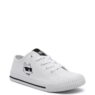 Buty dla dziewczynek - Karl Lagerfeld Kids Trampki - grafika 1