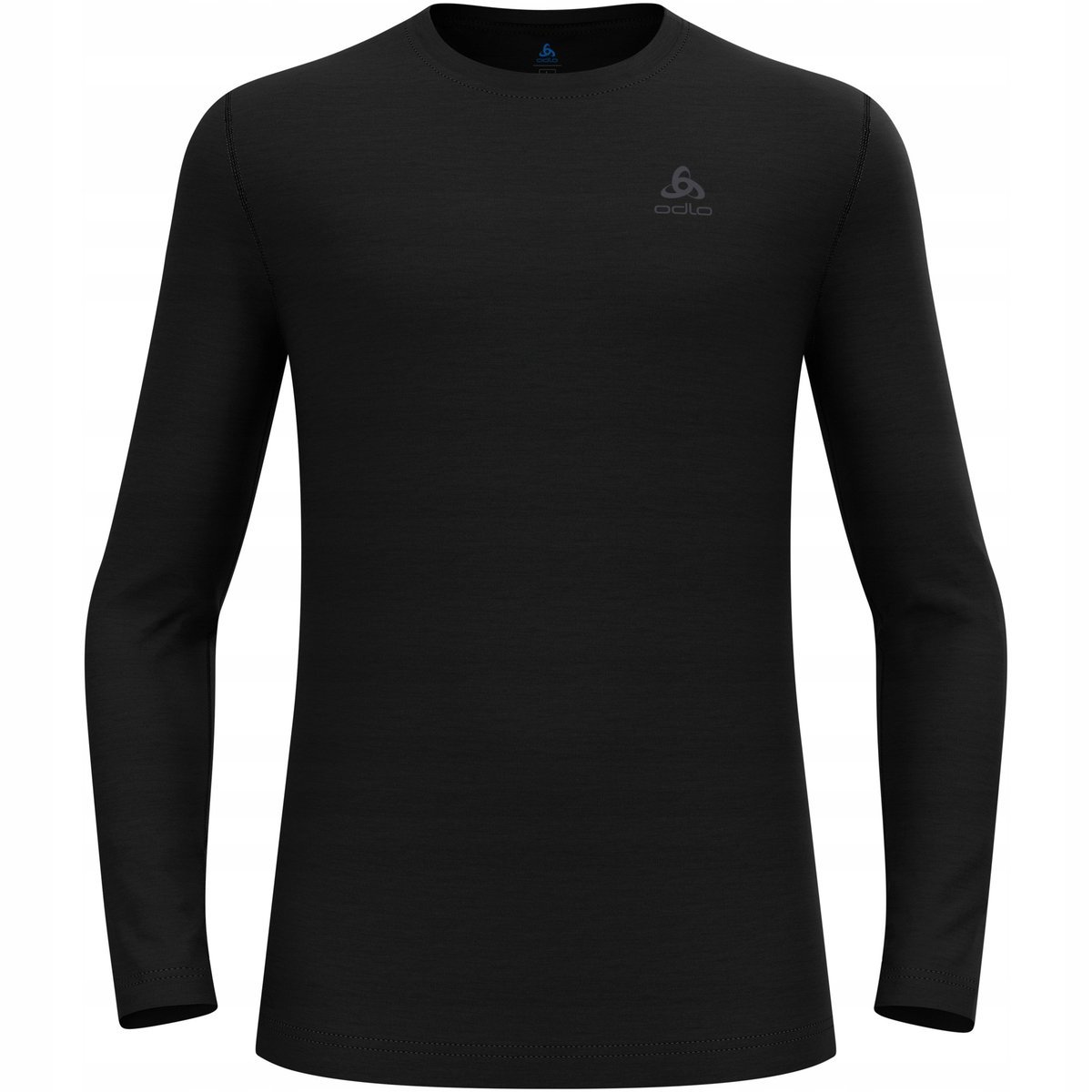 Bluza termoaktywna Odlo Merino 160 BL Top Crew Neck LS - black, rozmiar s