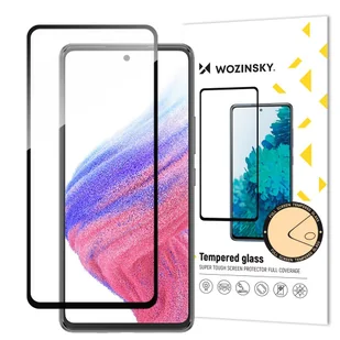 Szkło hartowane 9H na cały ekran Samsung Galaxy A54 5G z czarną ramką Full Glue WOZINSKY - Szkła hartowane na telefon - miniaturka - grafika 1