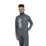 Bluzy narciarskie - Bluza Rossignol męska New Hero Classique Clim szara - miniaturka - grafika 1