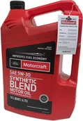 Płyny eksploatacyjne do aut - Olej silnikowy Motorcraft 5W30 SYNTHETIC BLEND MOTOR OIL 4,73L Lincoln Mercury - miniaturka - grafika 1