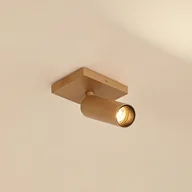 Lampy sufitowe - Arcchio Reflektor sufitowy Brinja Slim, brązowy, 1-punktowy, GU10 MR11 możliwość ściemniania, brązowy / rdzawy, przedpokój, aluminium, nowoczesny - miniaturka - grafika 1