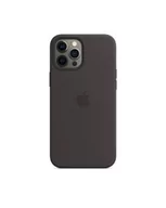 Etui i futerały do telefonów - Etui do iPhone 12 Pro Max Apple Silicone Case z MagSafe - czarne - miniaturka - grafika 1