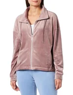 Koszulki i topy damskie - Triumph Damska Cozy Comfort Velour Zip Jacket Pajama Top, Sweet Chestnut, 38 - miniaturka - grafika 1