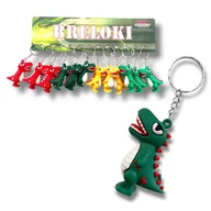 Breloki - 12 szt x BRELOK DINOZAUR (MIX WZORÓW) - miniaturka - grafika 1
