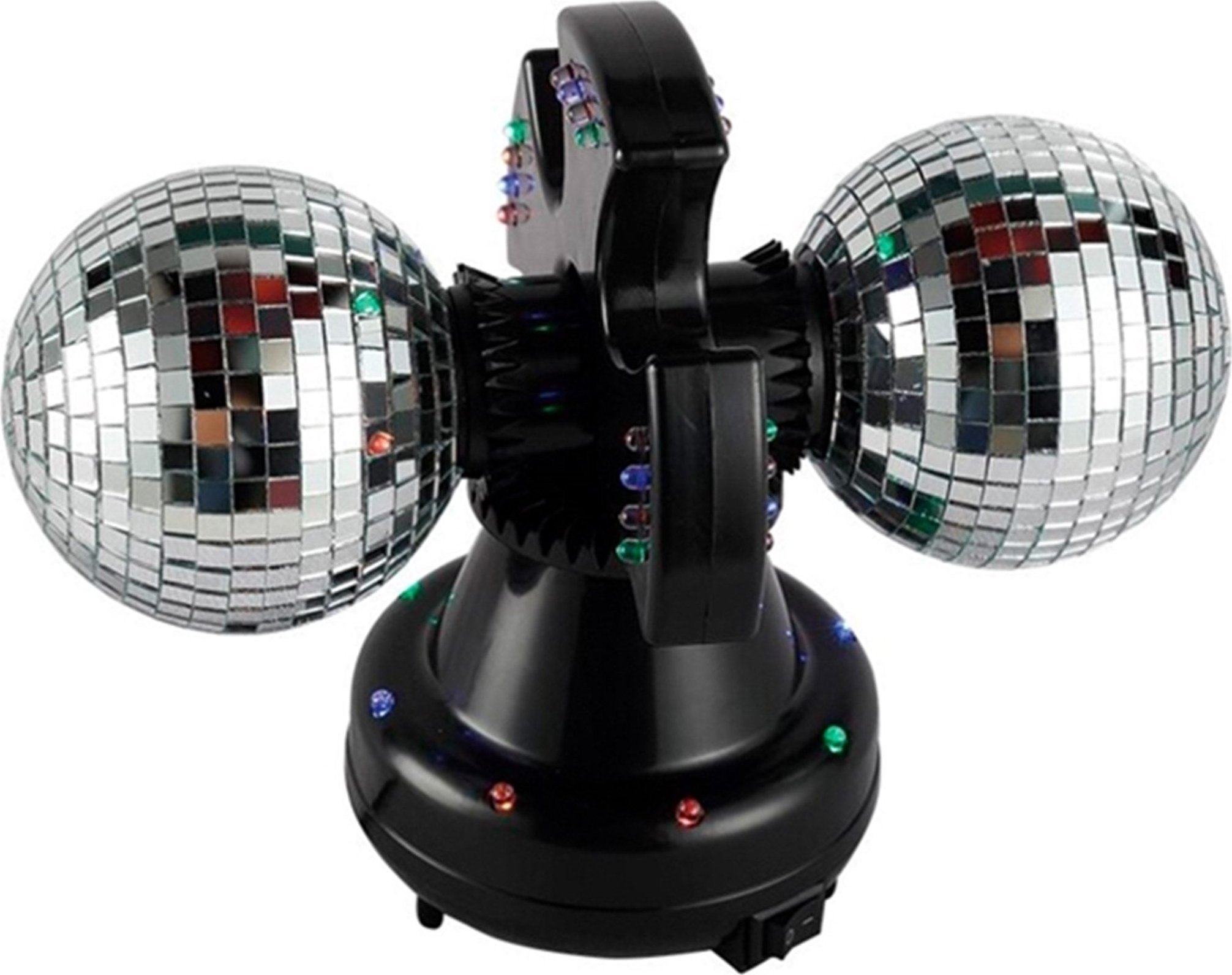 Music - Twin Mirror Ball lamp LED 501114 /Lights and Sound /Silver
