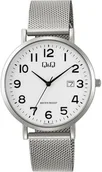 Zegarki męskie - Zegarek męski QQ A46A-001P srebrny - miniaturka - grafika 1