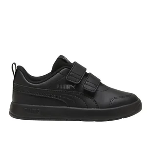 Buty Puma Courtflex V3 V Ps Jr 397642 01 czarne - Buty dla dziewczynek - miniaturka - grafika 1