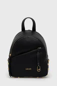 Plecaki - Liu Jo plecak damski kolor czarny mały gładki - miniaturka - grafika 1