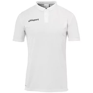 uhlsport Męska koszulka polo, biała, 140, biały - Koszulki męskie - miniaturka - grafika 1