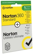 Programy antywirusowe - Norton 360 Standard + Norton Utilities Ultimate PL 1 - desktop - licencja na rok - miniaturka - grafika 1