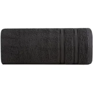 Ręczniki - Ręcznik 50 x 90 Kąpielowy Frotte Manola 06 Czarny - miniaturka - grafika 1