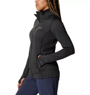 Damski polar rozpinany bez kaptura COLUMBIA Park View Grid Fleece Full Zip - Kurtki i kamizelki sportowe damskie - miniaturka - grafika 1