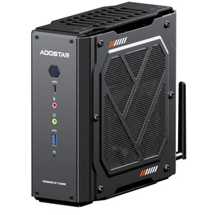 AOOSTAR GODY Mini PC Barebone No RAM No SSD AMD Ryzen 9 7940HX 16 Cores Max 5 2GHz AMD Radeon RX 7600XT 8GB GDDR6 HDMI D 1296165EUDF - Mini PC - miniaturka - grafika 1