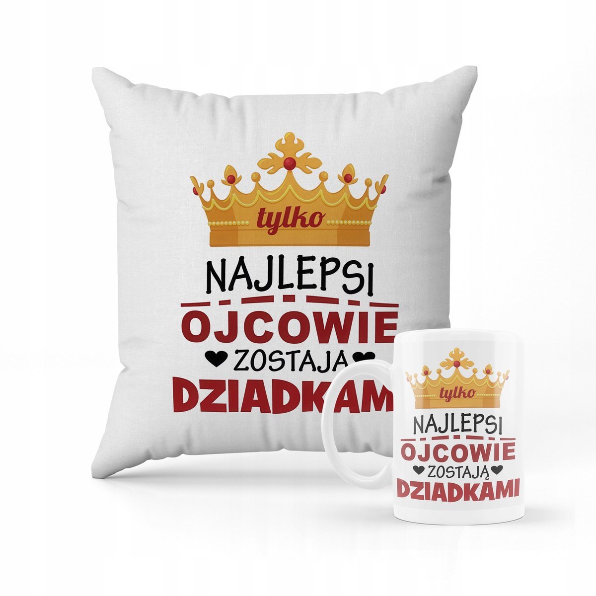 ZESTAW PODUSZKA + KUBEK PREZENT NAJLEPSZY DZIADEK DZIEŃ DZIADKA DZIADEK #21