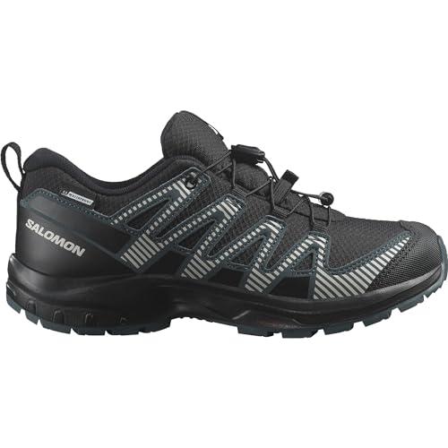 Salomon XA PRO V8 CLIMASALOMON wodoodporne buty turystyczne, czarne/Phantom/Dark Slate, rozmiar 0 UK, Black Phantom Dark Slate, 0 UK