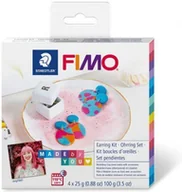 Masy plastyczne - STAEDTLER Fimo Made by you Kolczyki 4x25g + akcesoria - Staedtler - miniaturka - grafika 1