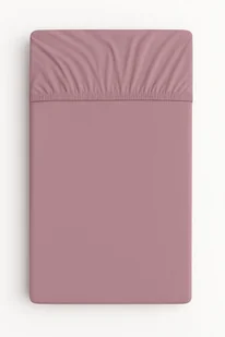Prześcieradło bawełniane z gumką do łóżeczka 140x70 cm - róż retro - Prześcieradła dla dzieci - miniaturka - grafika 1