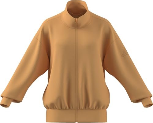 adidas dames SOFT LUX FULL-ZIP TRACKTOP, Semi Ice Tangerine, XL