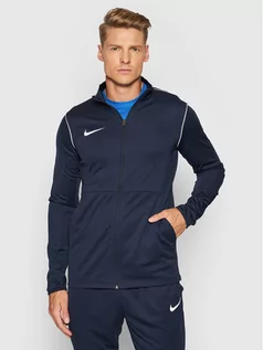 Bluzy sportowe męskie - Nike Bluza techniczna Performance BV6885 Granatowy Regular Fit - grafika 1