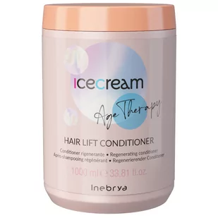 Inebrya Ice Cream Hair Lift, odżywka regenerująca do włosów dojrzałych, porowatych lub po zabiegach, 1000ml - Odżywki do włosów - miniaturka - grafika 1