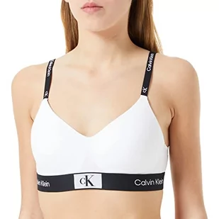 Calvin Klein Damski biustonosz z podszewką, biały, M - Biustonosze - miniaturka - grafika 1