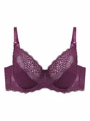 Biustonosze ciążowe - ESOTIQ Biustonosz "Caris" w kolorze bordowym do karmienia - miniaturka - grafika 1