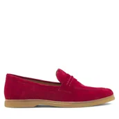 Półbuty damskie - Lordsy Lasocki WI16-VINISKA-01 Czerwony - miniaturka - grafika 1