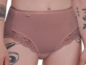 Majtki damskie - Figi MAJTKI damskie Wysokie SLOGGI Romance Maxi Z KORONKĄ Gładkie 56 - miniaturka - grafika 1