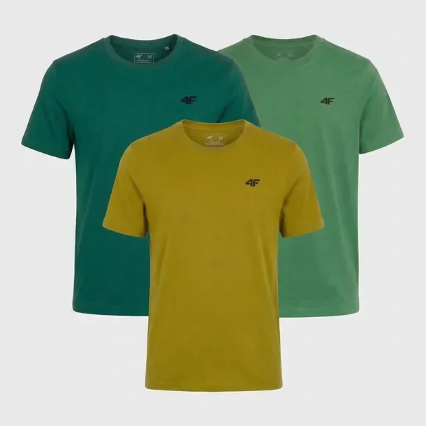 Koszulka Męska Limitowana 4f T-shirt Komplet Zestaw 3 Sztuki 4xl M3948 Ss26