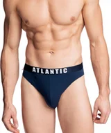 Majtki męskie - SLIPY ATLANTIC MĘSKIE MAJTKI MP094 SPORT GRANAT M - miniaturka - grafika 1